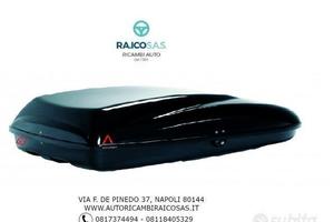 BOX BAULE PORTAPACCHI HELIOS 320 MARCA G3 SPA NERO