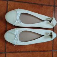 scarpe Ballerine Bianche vera pelle 
