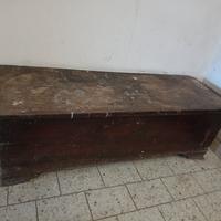 cassapanca in legno massello 