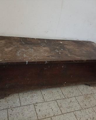 cassapanca in legno massello 