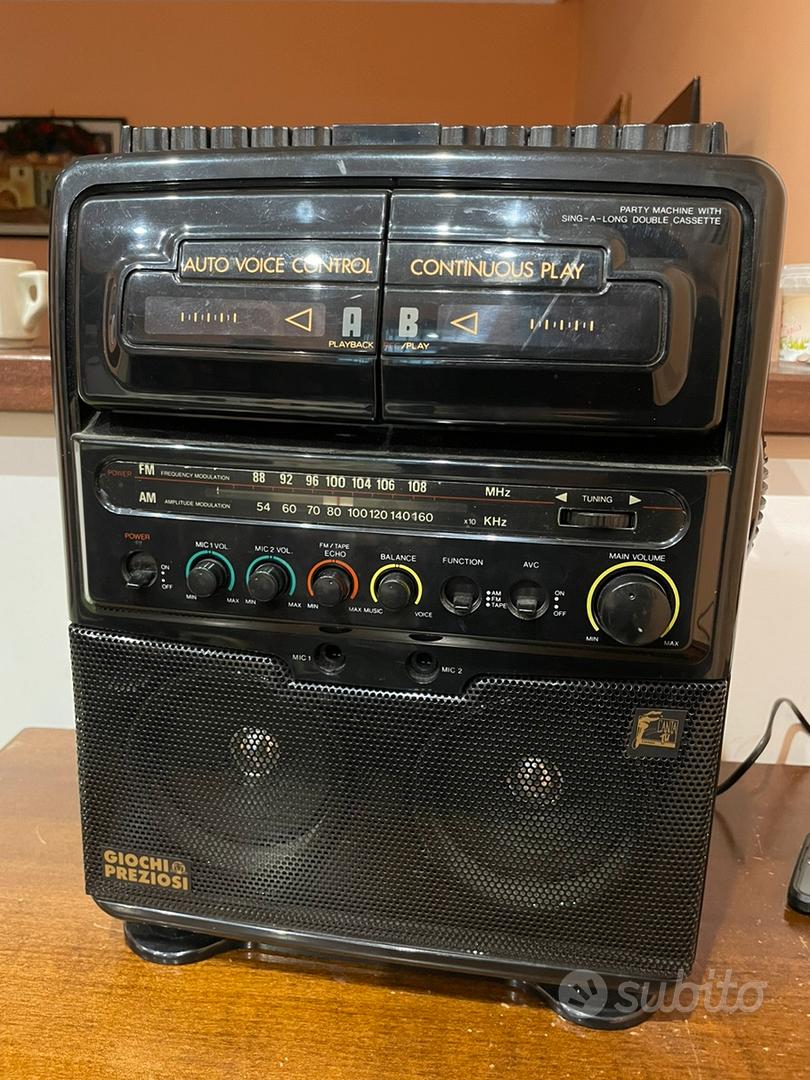 Canta Tu Con Radio AM/FM - Karaoké Giochi Preziosi - Années 90 - Ouvert Mais Jamais Utilisé