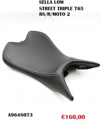 Sella originale Triumph Street 765 R RS - Daytona
