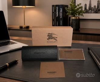 🕶️✨ Custodia Occhiali Burberry Originale Nuova