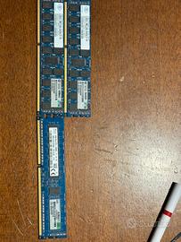Lotto 3x8GB DDR3 ECC Server – 24GB totali