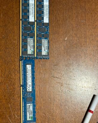 Lotto 3x8GB DDR3 ECC Server – 24GB totali