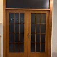 Porta vetrata da interno