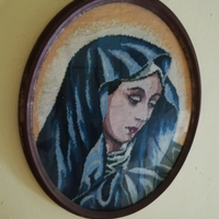Madonna ricamata a mano