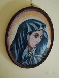 Madonna ricamata a mano