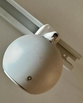 3 faretti LED GU10 regolabili