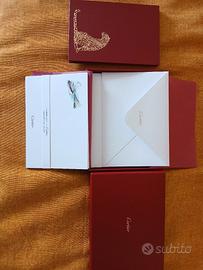 taccuino + buste e biglietti Cartier 