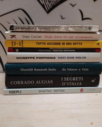 Set libri di vario genere
