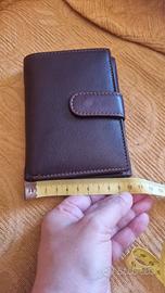 Portafoglio in vera pelle nuovo