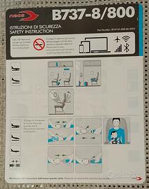 NEOS Boeing B737-8/800 istruzioni di sicurezza 