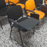 sedie ufficio con ribaltina