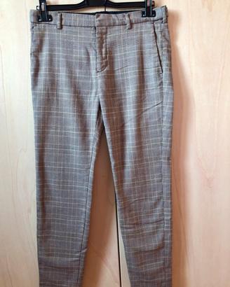 Pantalone elegante uomo H&M 44 skinny fit beige