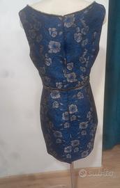 Abito tubino damascato 