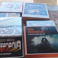 Box con dischi 33 giri