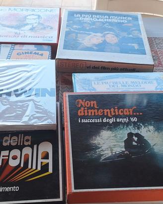 Box con dischi 33 giri