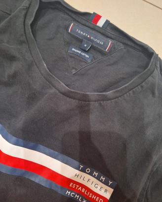maglietta maniche lunghe tommy hilfiger taglia M