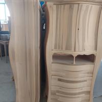 Mobile stipo 3 cassetti + 2 porte grezzo