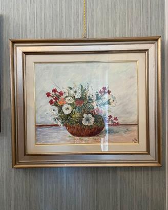Quadro Dipinto Floreale (Romolo Bocca)
