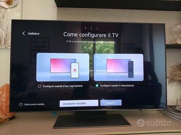 Smart TV LG QNED 50 pollici - schermo rotto 