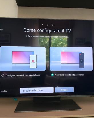 Smart TV LG QNED 50 pollici - schermo rotto 