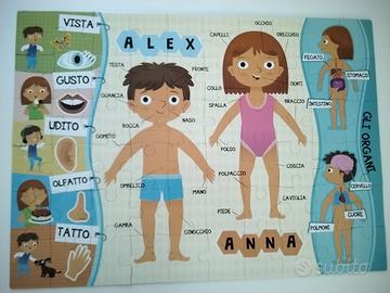 gioco in scatola Lisciani "Scopri il corpo umano"