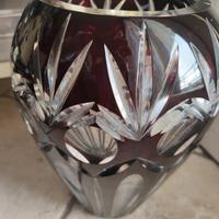 vaso cristallo Bohemia 