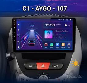 RADIO ANDROID C1 AYGO 107 CITROEN TOYOTA PEUGEOT 