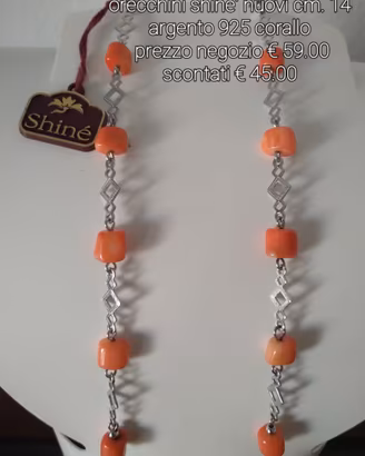 orecchini in argento