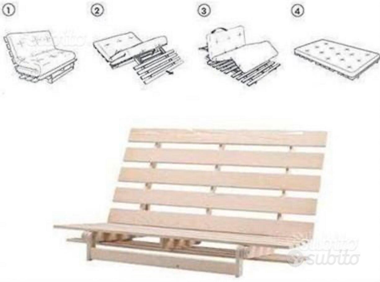 Divano letto futon Ikea Arredamento e Casalinghi In vendita a Salerno