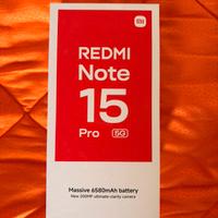 Redmi note 15 pro 5G- 12GB- 512 GB-  Nuovo