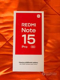 Redmi note 15 pro 5G- 12GB- 512 GB-  Nuovo