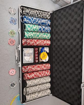 Valigetta 500 Fiches per Poker