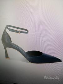 decollete open shank blu