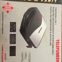 TOSTIERA 3 IN 1 TOSTIERA/GRILL/WAFFEL