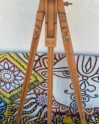 Cavalletto da pittura Mabef in legno 92 cm chiuso