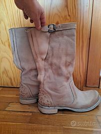 stivale Bikers Boots in vera pelle nr 39