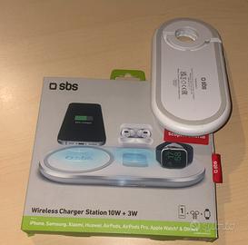 Base Ricarica Wireless 3 in 1