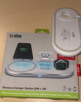 Base Ricarica Wireless 3 in 1