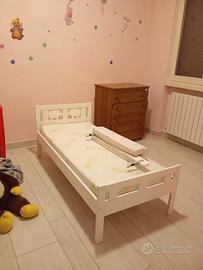 Materasso e lettino per bambini semi nuovo 70x160