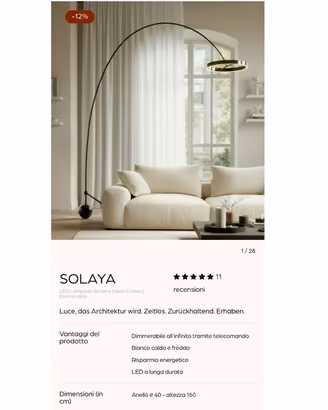 Lampada a led  Neova - nuova e imballata