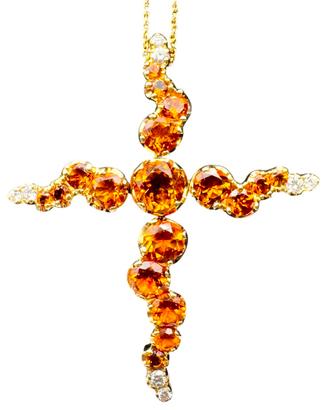 Collana con pendente in oro giallo Pasquale Bruni