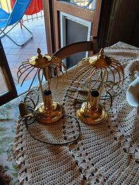 Lampade in ottone da comodino