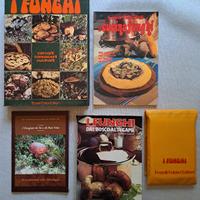 Set libri e ricettari funghi