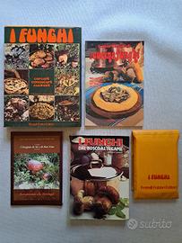 Set libri e ricettari funghi