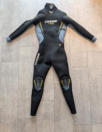 Muta da Sub Cressi Fast Uomo 5mm Taglia S 