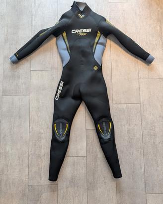 Muta da Sub Cressi Fast Uomo 5mm Taglia S 