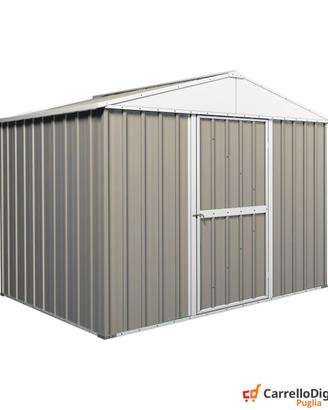 Baracca cantiere in lamiera 275x175 grigio chiaro